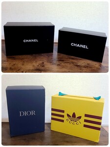 AC34LL CHANEL シャネル GUCCI グッチ Christian Dior クリスチャンディオール 空き箱まとめ売り 空箱 BOX ボックス ブランド