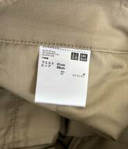 ★ユニクロ UNIQLO ハイウエストチノワイドパンツ 61 BEIGE★_画像5