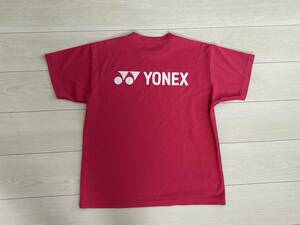 ★ヨネックス YONEX 半袖Tシャツ Mサイズ 速乾/ドライ バックロゴ★