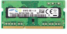 Micron　PC3L - 12800S (DDR3L-1600)　４GB ×1 / Samsung　PC3L - 12800S (DDR3L-1600)　４GB ×1_画像2