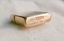 ZIPPO 1932 1992 SOLID BRASS　ダブルイヤーボトム　ジッポー　90年代　Zippo ブラス_画像1