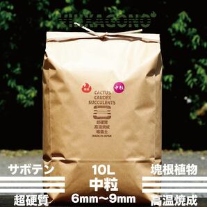 【送料無料】VIIIXAGONO 超硬質焼成培養土 中粒 10L 6mm〜9mm多肉植物 サボテン コーデックス アガベ パキプス ハオルチア 高品質 培養土の画像1