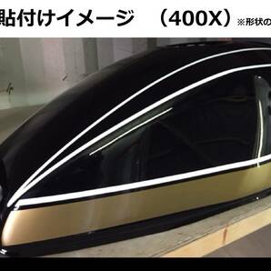 ZEPHYR ゼファー400・Χ・750・1100 玉虫タイプライン タンクステッカー フルセット ゴールド/シルバー（金/銀） Z系汎用？ 外装デカールの画像4