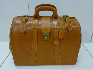 17800#FRIENDLY LIFE friend Lee life leather dokta- bag Boston bag Dulles bag antique manner used #