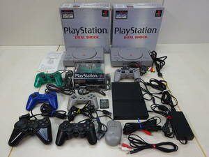 17787# PlayStation 1 body 2 pcs, PlayStation 2 body 1 pcs other together used #