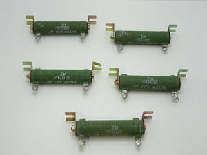 17967#JRM horn low fixed resistance vessel 5 piece together tube amplifier and so on GH20W 5ΩJ used #