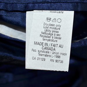 未使用品 新品級 Calvin Klein カルバンクライン テーラードジャケット size 46R 日本XL～XXL程度 メンズ ビジネスに シングルの画像8