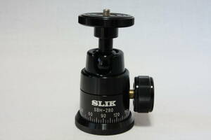 【美品】 SLIK SBH-280 自由雲台 スリック カメラ用 アクセサリ