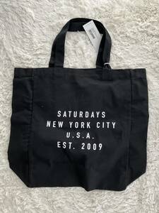 サタデーズサーフ　トートバッグ　ブラック SATURDAYS SURF NYC ビームス　ゴルフ