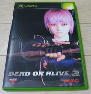 初代Xbox■DEAD OR ALIVE 3 デッドオアアライブ3■