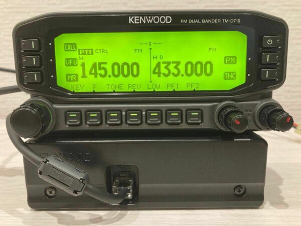 ♪美品　動作ok TM-D710S Kenwood 144/430MHz デュアルバンド 50W APRS/モデム