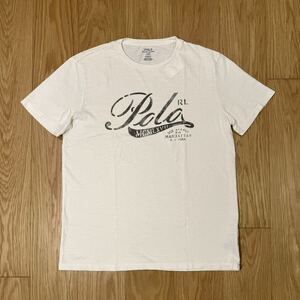 新品 ラルフローレン プリント Tシャツ L ホワイト ポロ polo ralph lauren