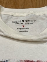 新品 DENIM&SUPPLY 星条旗 Tシャツ S デニム＆サプライ ポロラルフローレン ホワイト_画像3