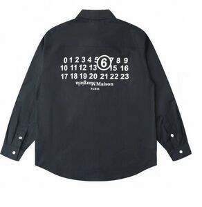 Maison Margiela マルジェラMM 6 シャツ長袖シャツ ブラウス ブラックブラック50