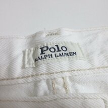 美品 POLO RALPH LAUREN ポロラルフローレン Avery ペイント ホワイトデニムパンツ ジーンズ 25R ホワイト マルチカラー ◆_画像6