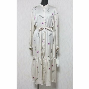  unused 23SS GRACE CLASS Grace Class online complete sale model long sleeve maxi height letter do& Heart One-piece 38 beige group *