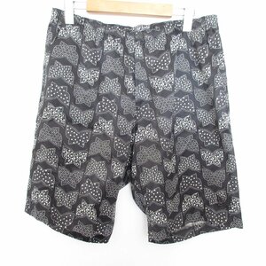  beautiful goods Needles needle z Needles STUDIOUS special order butterfly pattern short pants shorts EJ369 size M black × white 