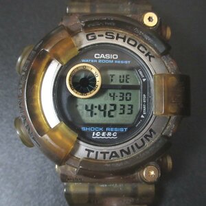 美品 CASIO カシオ G-SHOCK ジーショック フロッグマン 第5回イルカクジラ会議 デジタル メンズウォッチ 腕時計 DW-8200K スケルトンベルト