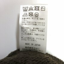 美品 COEL コエル フーディスリットワンピース ロゴ刺繍 裏起毛 長袖 ミモレ丈 ロング丈 オーバーシルエット F ブラウン ◆_画像8