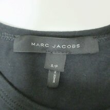 美品 MARC JACOBS マークジェイコブス 半袖 ロゴプリント Tシャツ カットソー S/P ブラック 051 ◆_画像3