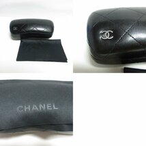 美品 CHANEL シャネル フルリム ボストン サングラス メガネ アイウェア 5278-A ブラック グラデーションレンズ ◆_画像9