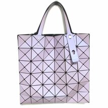 美品 BAOBAO バオバオ ISSEY MIYAKE イッセイミヤケ LUCENT GLOSS トートバッグ ハンドバッグ パープル ◆_画像1