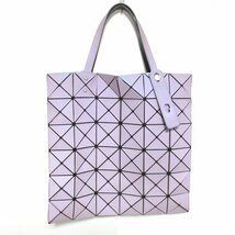 美品 BAOBAO バオバオ ISSEY MIYAKE イッセイミヤケ LUCENT GLOSS トートバッグ ハンドバッグ パープル ◆_画像2