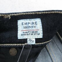 未使用 Levi’s リーバイス メイド＆クラフテッド プレミアムライン エンパイアスキニー デニムパンツ ジーンズ W24 インディゴ ◆_画像8