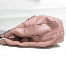 美品 COACH コーチ レザー ソーホー ハンドバッグ F17092 ピンク ◆_画像3