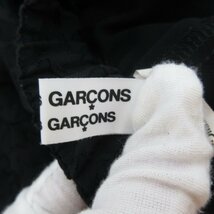 美品 09AW COMME des GARCONS COMME des GARCONS コムデギャルソン コムコム 千鳥柄 レイヤード イージーパンツ スカッツ S ブラック_画像8