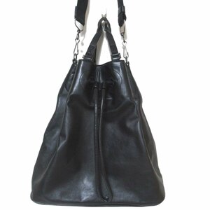  superior article Maison Margiela mezzo n Margiela 11 4way leather tote bag pouch handbag shoulder bag rucksack black 
