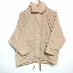 美品 22SS WOOLRICH ウールリッチ CITY ANORAK ケープブルゾン ジャケット オーバーサイズ XS ベージュ ◆