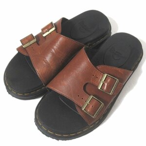  beautiful goods Dr.Martens Dr. Martens DAX Dux leather comfort sandals AW006 SH11V UK6 size 25cm corresponding Brown × black 