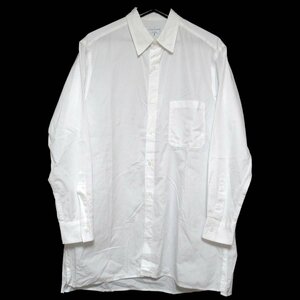 クリーニング済 美品 21SS Yohji Yamamoto POUR HOMME ヨウジヤマモトプールオム 定番 BIG環縫い オーバーサイズ シャツ 2サイズ ホワイト