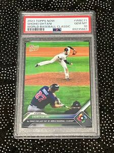 大谷翔平 PSA10 TOPPS NOW WBC決勝 