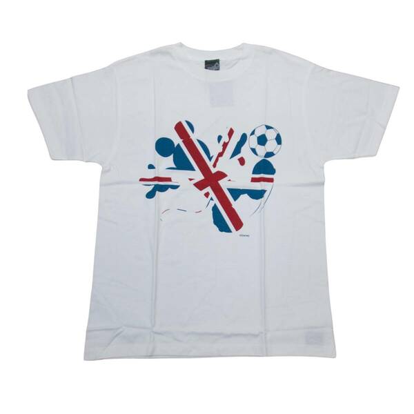 即決☆スパシオ ミッキーマウス ユニオンジャック WHT/Oサイズ 半袖Tシャツ フットサル サッカー ロンドン オリンピック 白 ホワイト