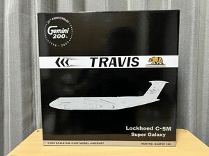 gemini200 1/200 Lockheed C-5M super Galaxy travis Air Force basis ground place .