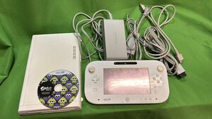  nintendo Nintendo Wii WiiU body 1 pcs controller pad white 8GBs pra toe n soft set operation verification ending game machine 