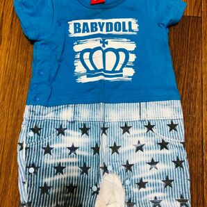 BABYDOLL 夏用 半袖ロンパース