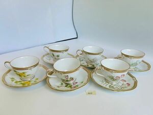 A10S Noritake GALA CONTESSA カップ&ソーサー コーヒーカップ 6客 ティーカップ