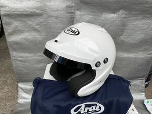アライ (ARAI) ヘルメット 【GP-J3】 (8859シリーズ) (4輪競技用) 59cm (L) ホワイト GP-J3-8859-L-WH