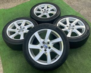 VOLVO 純正17インチ ホイール& MICHELIN 215/50R17 ラジアルタイヤ4本セット★V50 V70 XC40 XC50 V90 XC90 ★G116