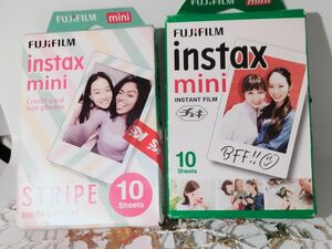 送料無料！ FUJIFILM チェキ instax mini/10枚入×2箱 