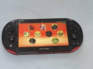 SONY PSVITA PCH-2000 red * black body the first period . ending present condition goods 