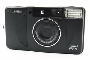 富士フィルム フィルムカメラ Fujifilm Silvi F2.8 Black 35mm Point and Shoot Film Camera 100176