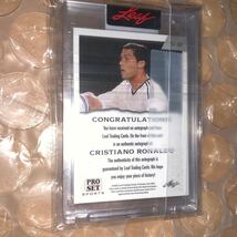 Leaf PRO SET CRISTIANO RONALDO クリスティアーノ・ロナウド　サイン　AUTO 6枚限定　シリアルあり_画像7