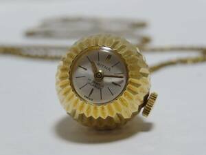 ■RITAMA ネックレス 時計 レディース スイス製 17石　手巻き 動作品