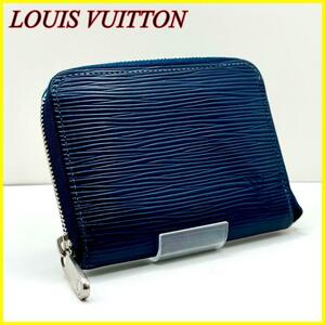 【極美品】LOUIS VUITTON ルイヴィトン エピ ジッピーコインパース コインケース 小銭入れ ブルー 青 エピレザー M60384 ユニセックス