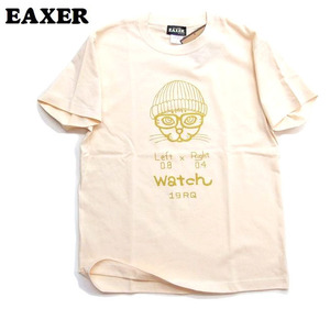 新品 猫Tシャツ Sサイズ EAXER ネコtシャツ オリジナルメガネ猫t イークサー ねこt メンズtシャツ カットソー