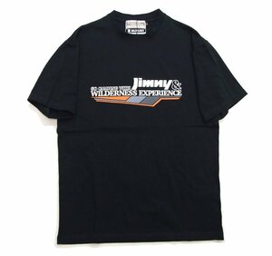 新品 スズキ ジムニー Tシャツ 黒L コラボ デカール サイ JIMNY半袖tシャツ SUZUKI公認 カットソー WILDERNESS EXPERIENCE